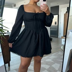 Coquette Style Corset Mini dress with puff skirt